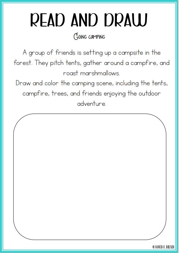 Read and draw - engelsk oppgaver - Bilde 4