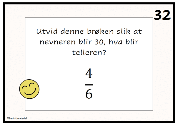 Uteskole/aktivitetspakke med brøk, mellomtrinn - Bilde 7