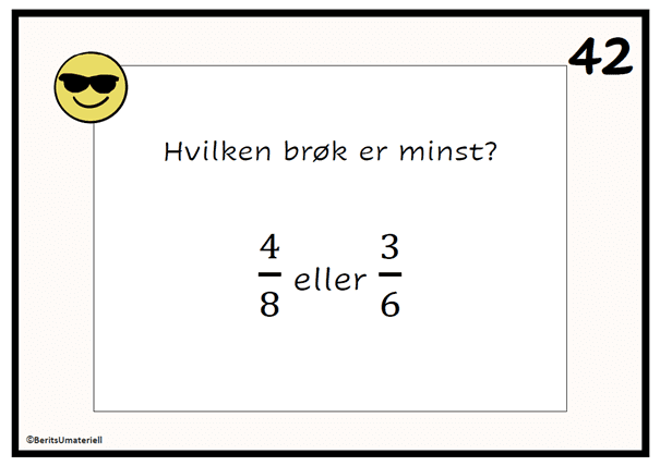 Uteskole/aktivitetspakke med brøk, mellomtrinn - Bilde 9