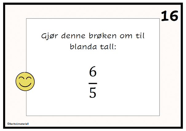 Uteskole/aktivitetspakke med brøk, mellomtrinn - Bilde 3