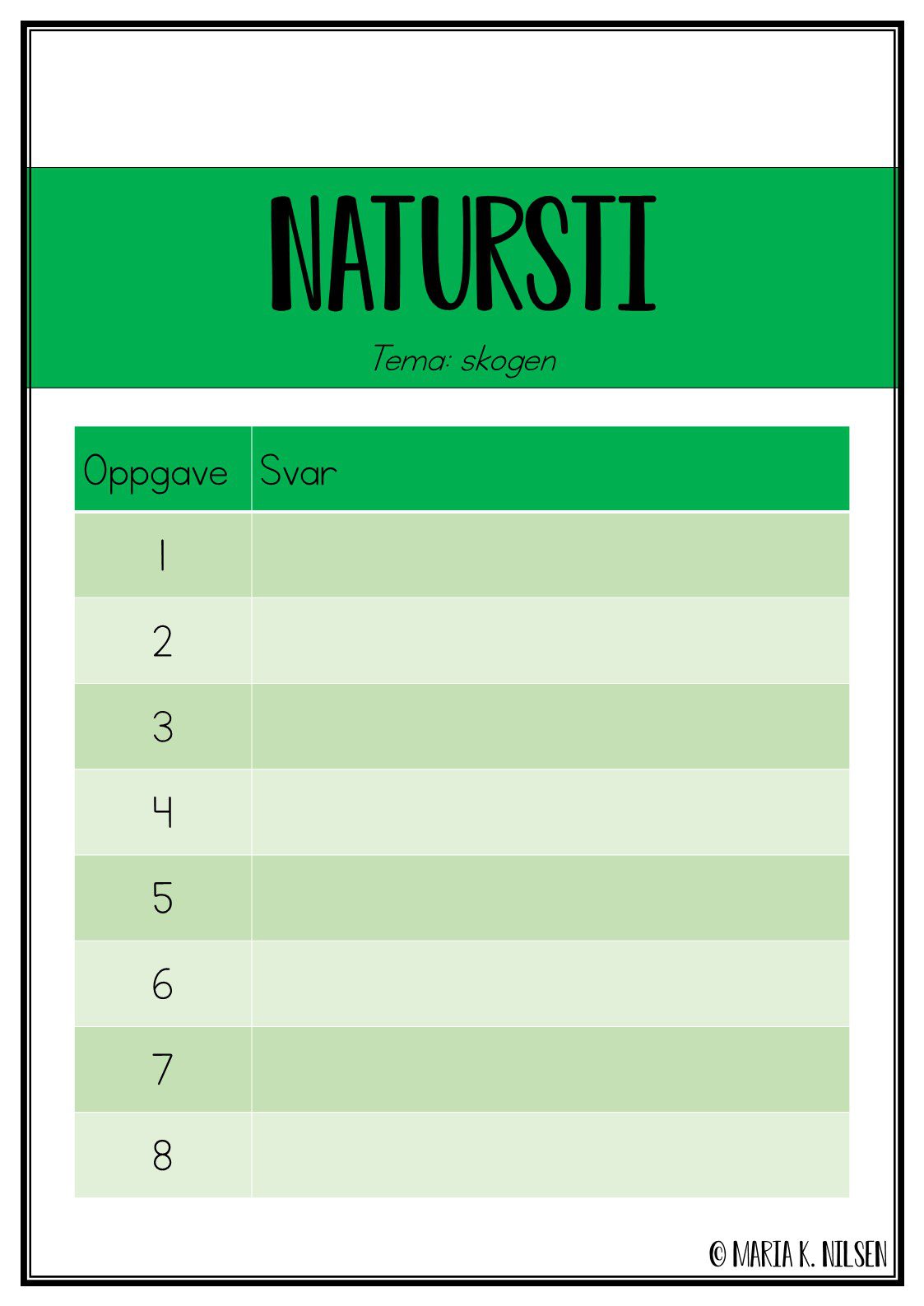 Natursti - skogen - Bilde 7