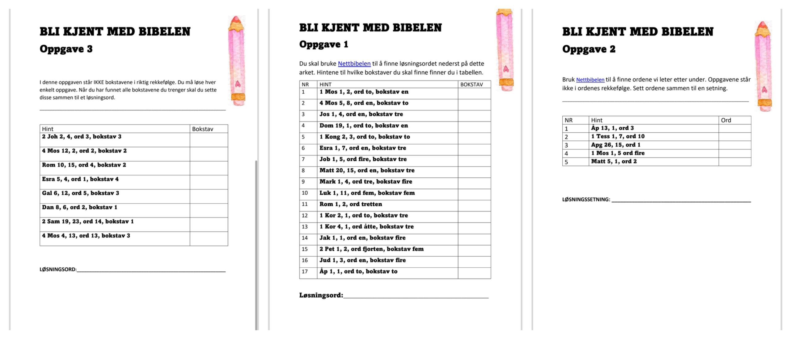 Bli kjent med Bibelen