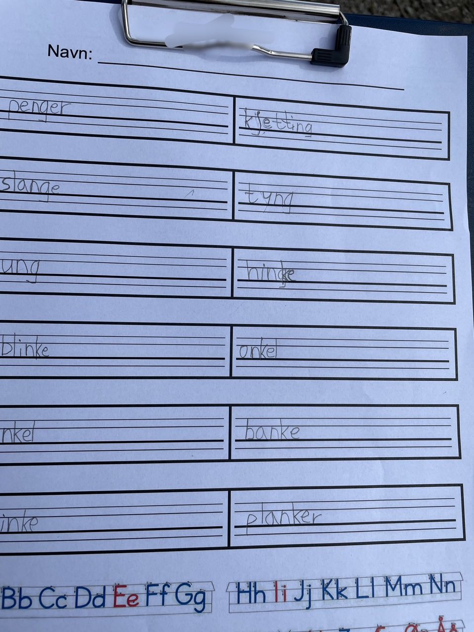 Ordjakt ng/nk - finskrift uteskole - Bilde 6