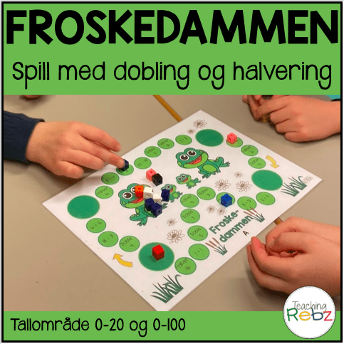 Froskedammen - dobling og halvering 0-20 og 0-100