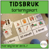 Sorteringskort - Hvor lang tid tar det? - Klokka og tid