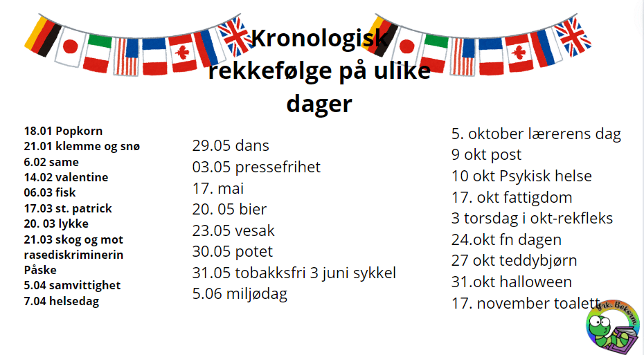 Skrivekvart merkedager - Bilde 2