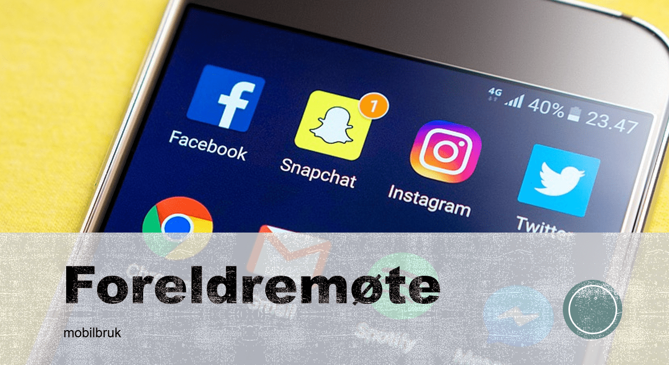 Foreldremøte om mobilbruk