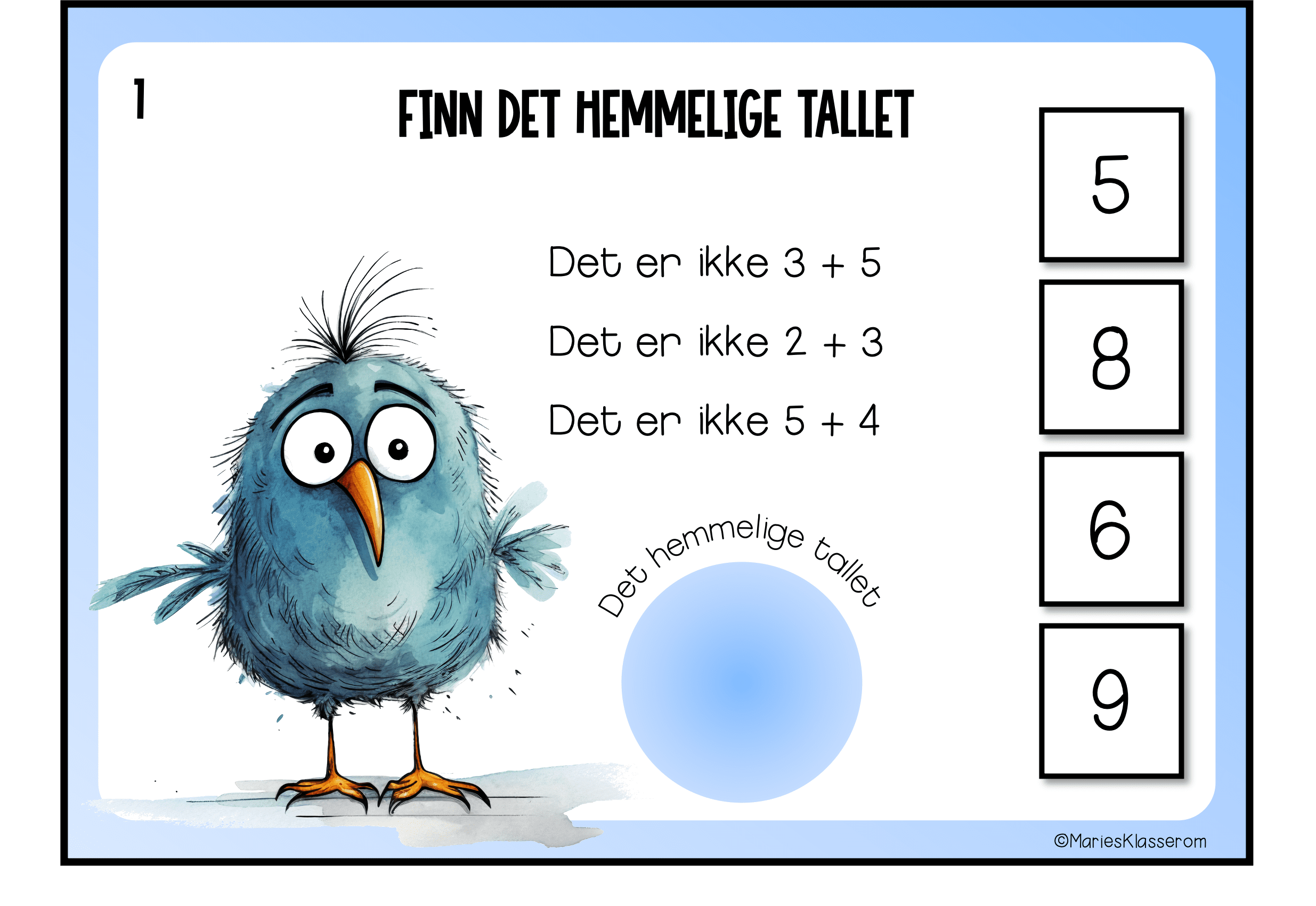 DET HEMMELIGE TALLET 1 - Bilde 6