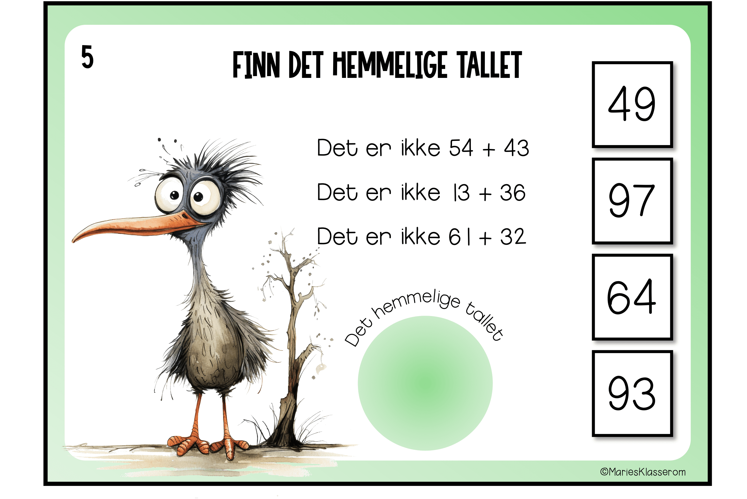 DET HEMMELIGE TALLET 2 - Bilde 5