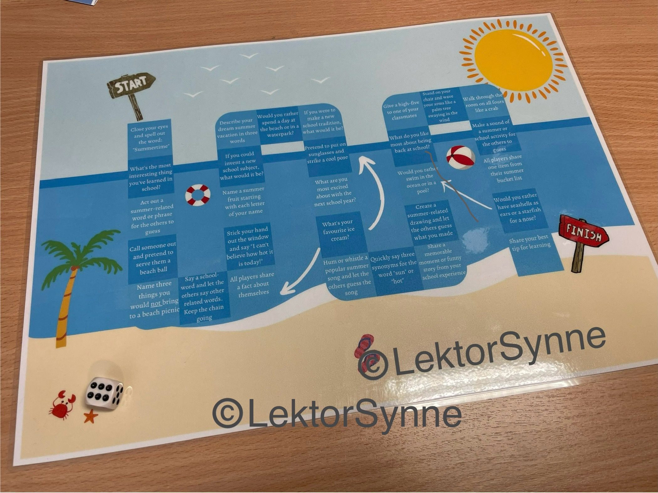 "Back to school"- Board Game - Bilde 2