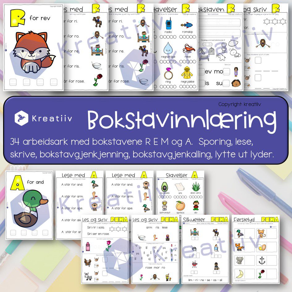Bokstavinnlæring REMA