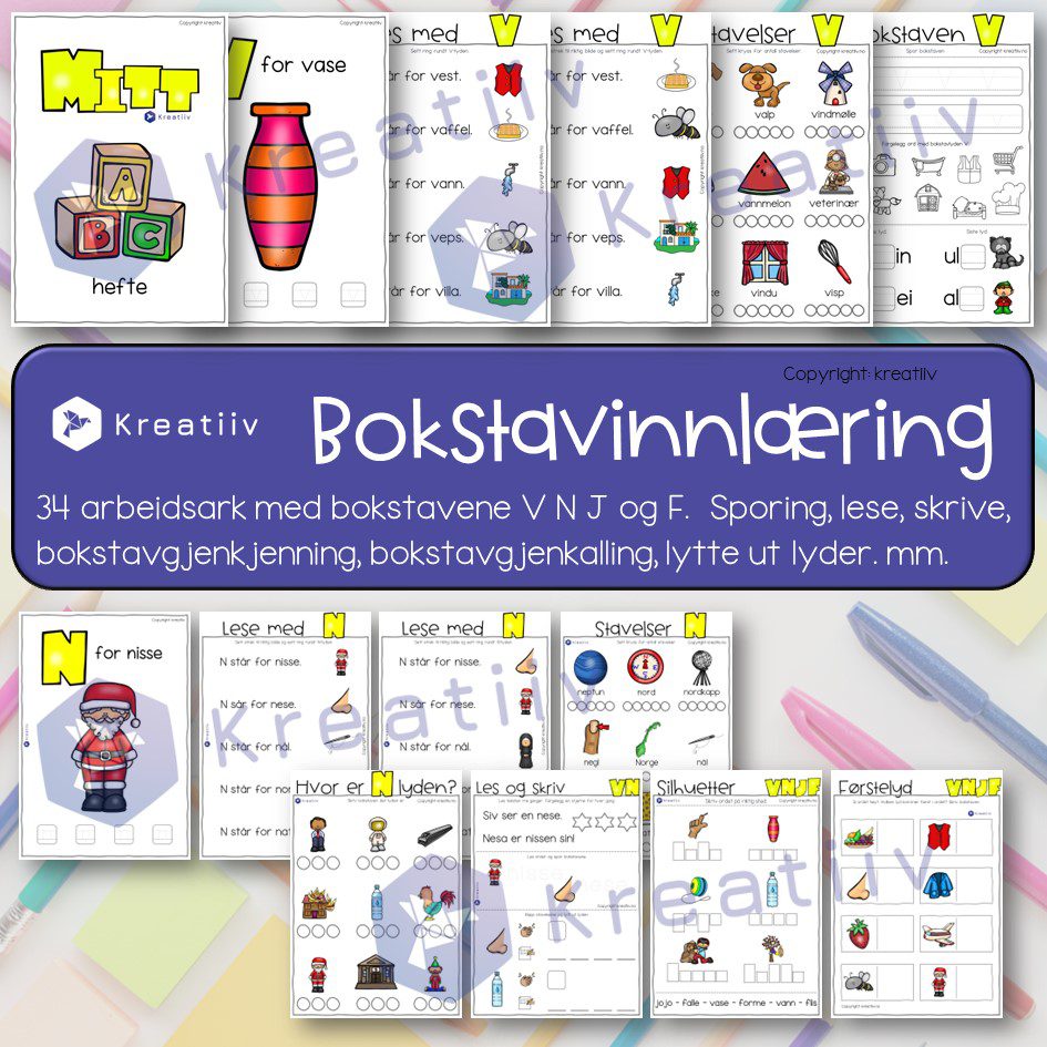 Bokstavinnlæring VNJF