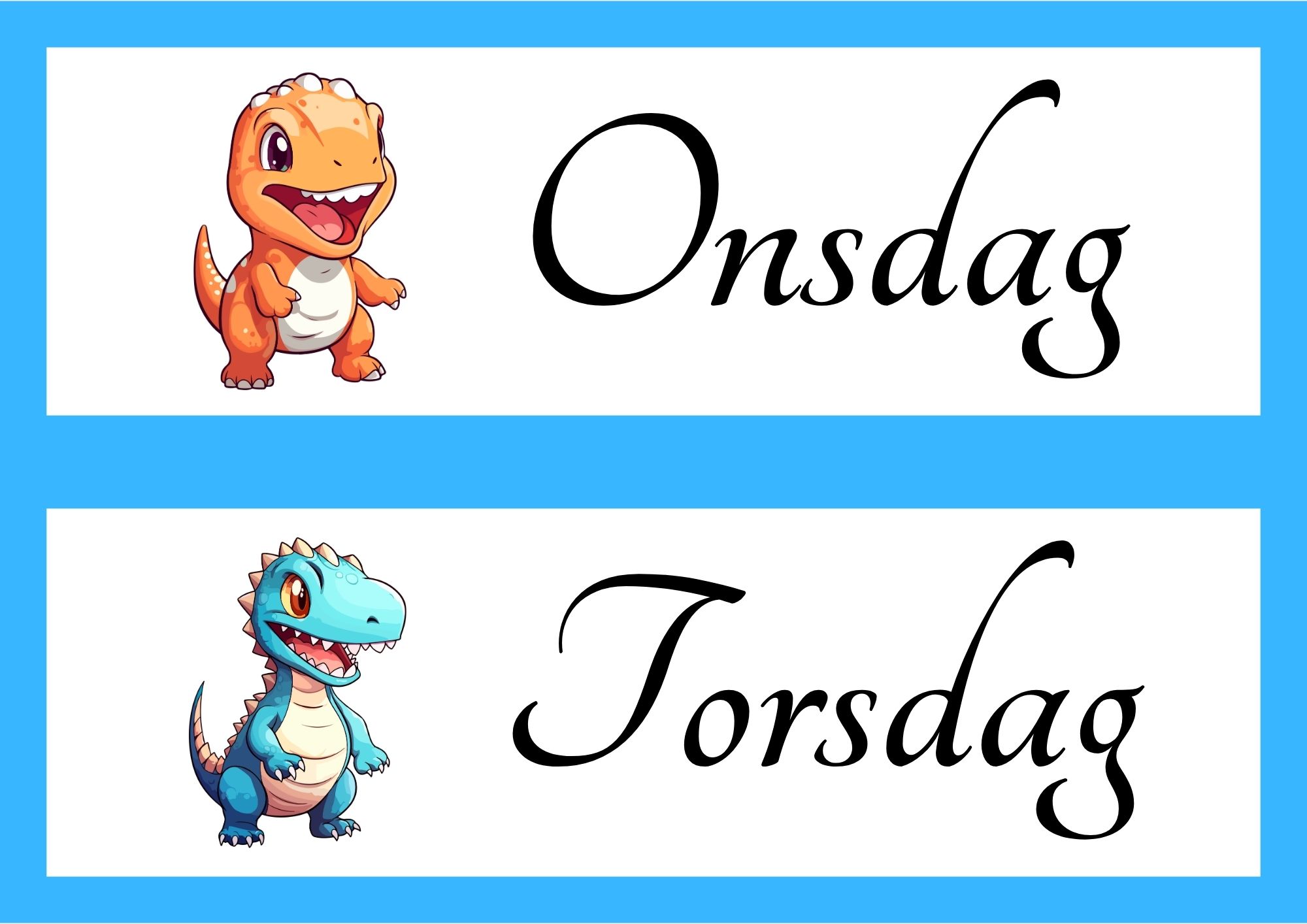 Årtidskalender - dag, dato, måned, årstall + årstidsplakater & årshjul - Bilde 2