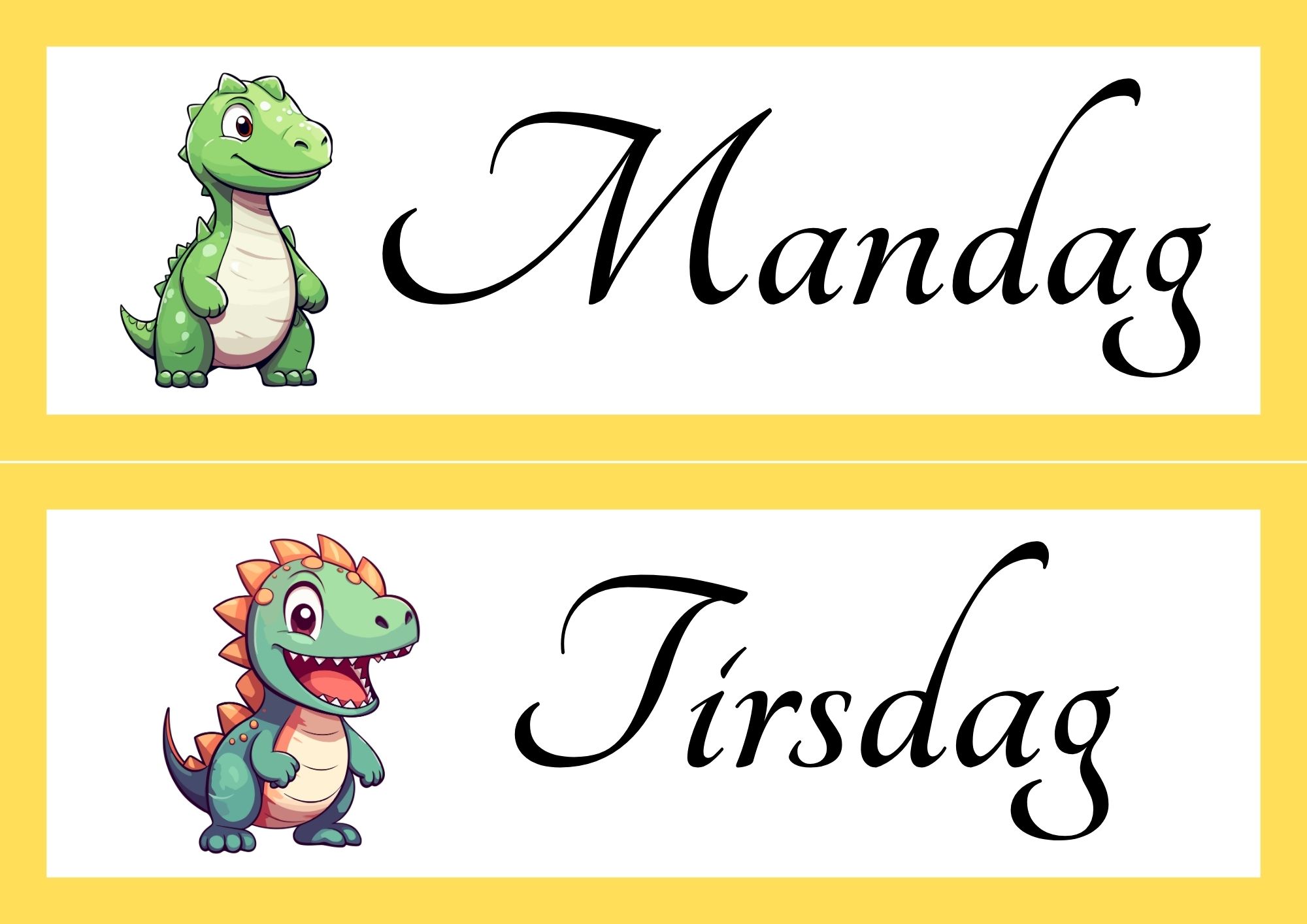 Årtidskalender - dag, dato, måned, årstall + årstidsplakater & årshjul - Bilde 7