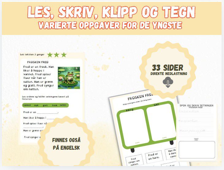 Lese- og skrivetrening for de yngste
