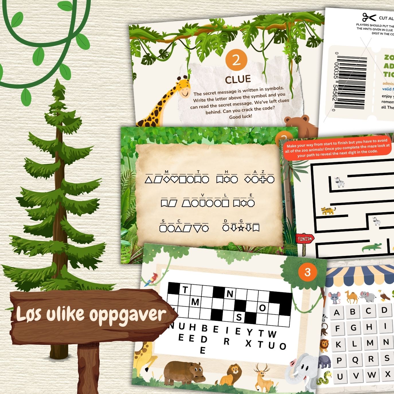 Escape room - Dyrepark- ENGELSK - Bilde 5