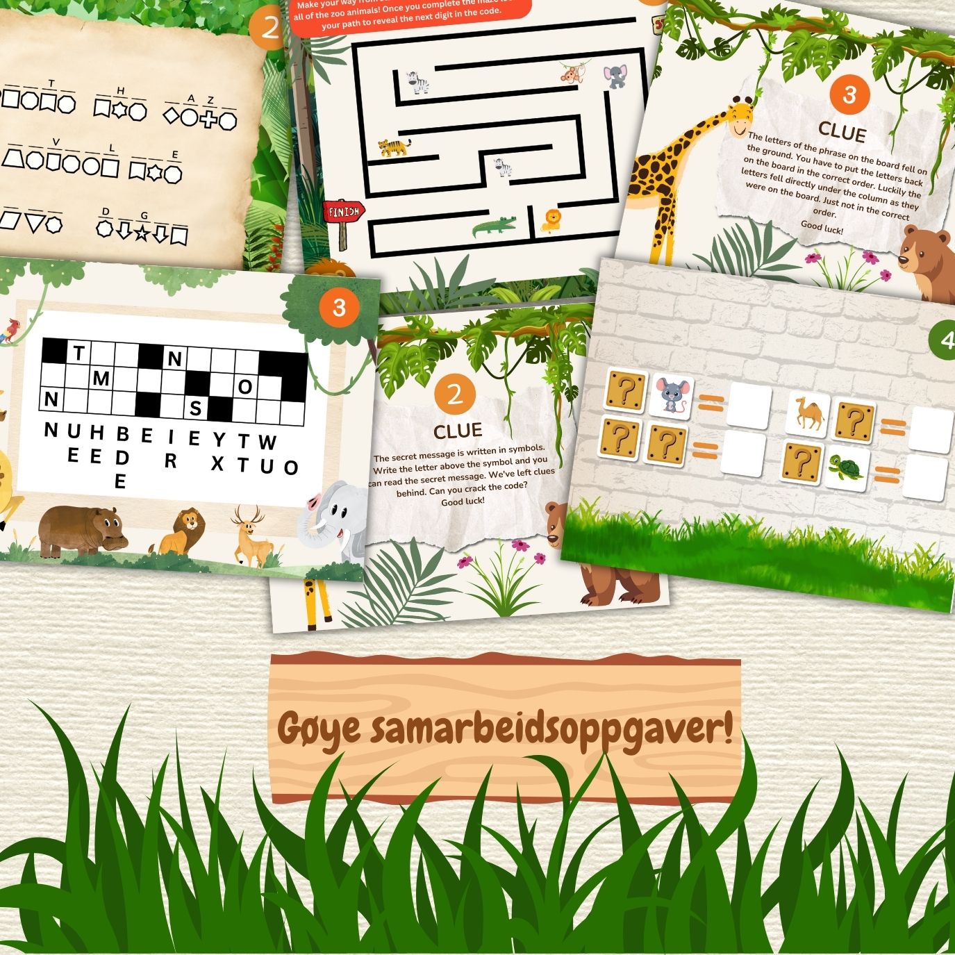 Escape room - Dyrepark- ENGELSK - Bilde 2