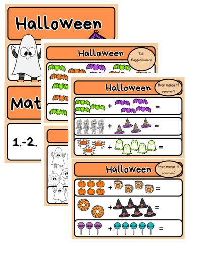 Halloween arbeidshefte i matematikk - Bilde 2