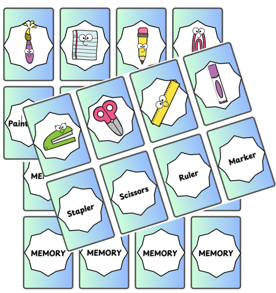 Back to school - memory - Bilde 2