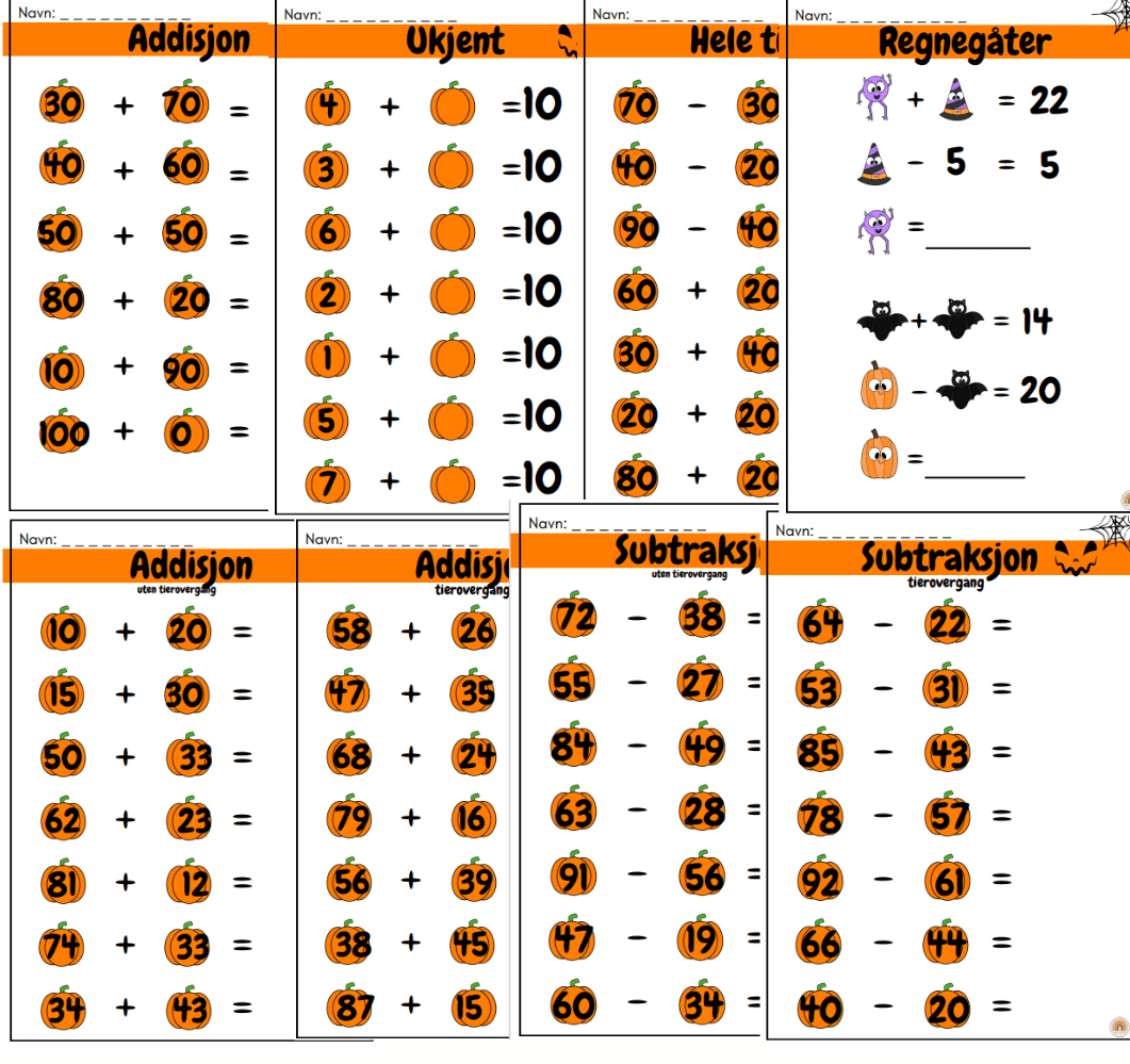 Halloweenhefte + lesetekster - Bilde 5