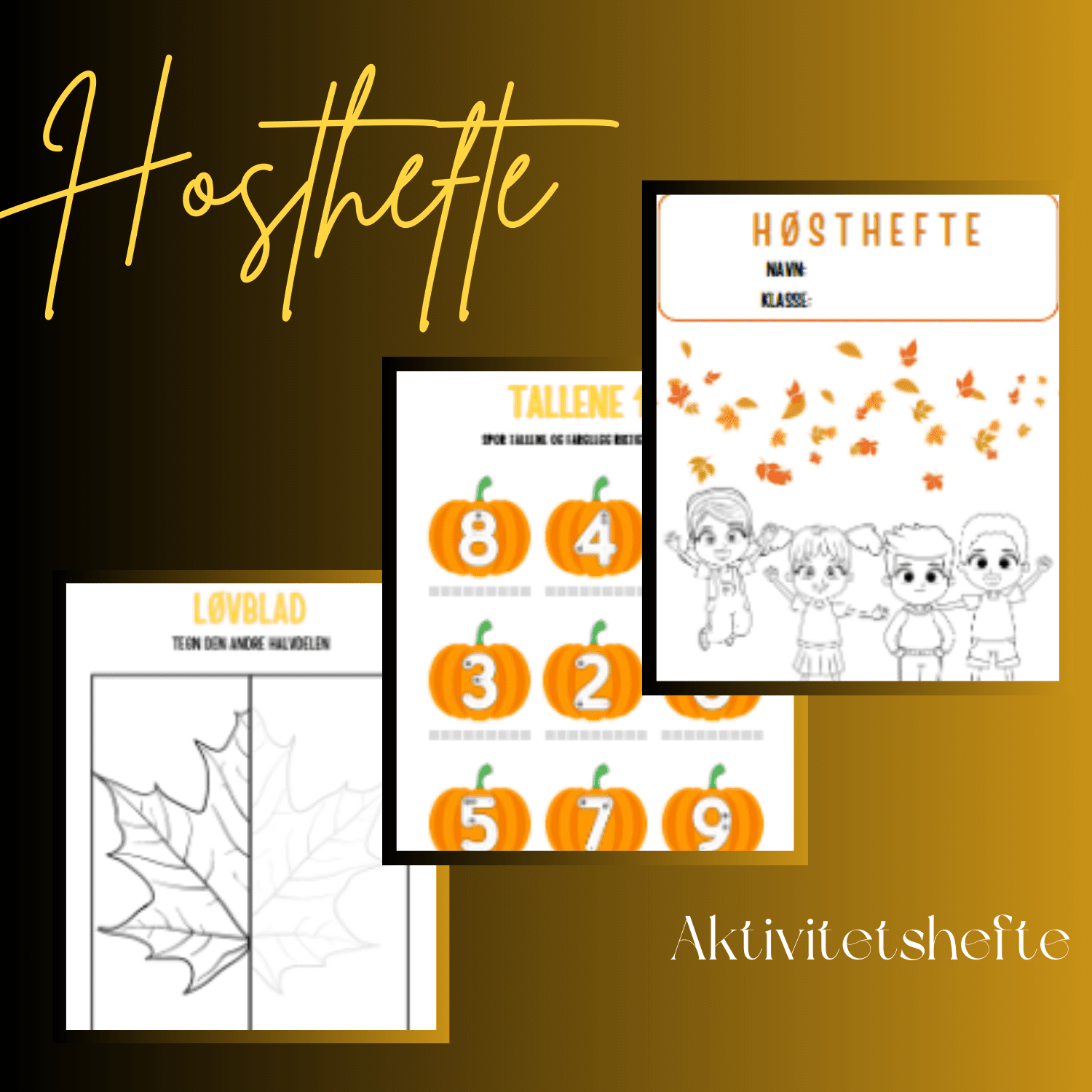 Høst - Aktivitetshefte