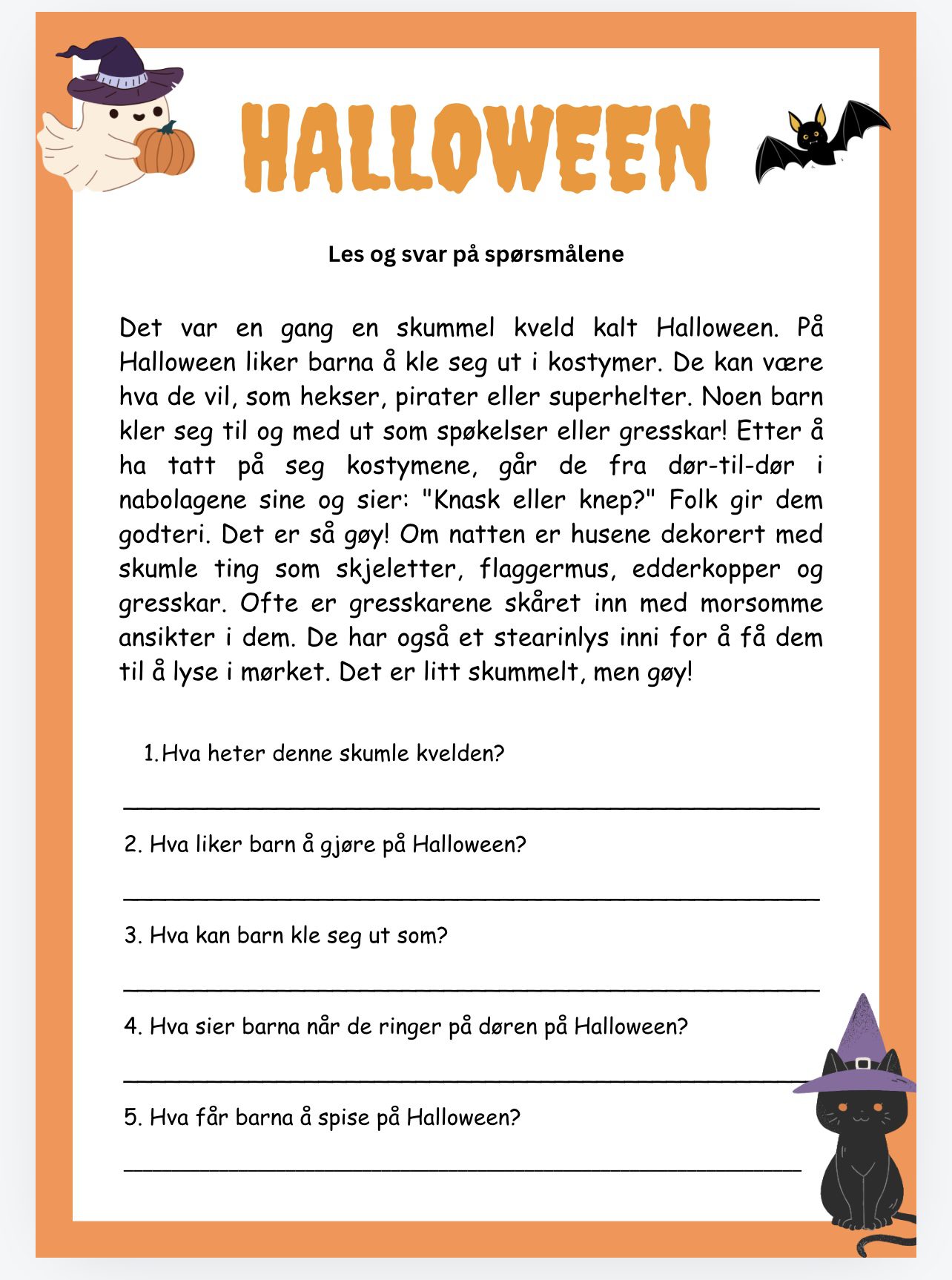 Halloween arbeidshefte - Bilde 6
