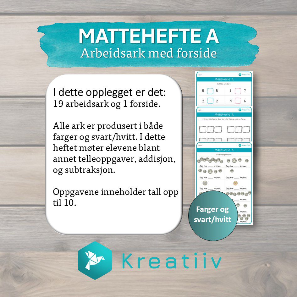 MATTEHEFTE A - Bilde 3