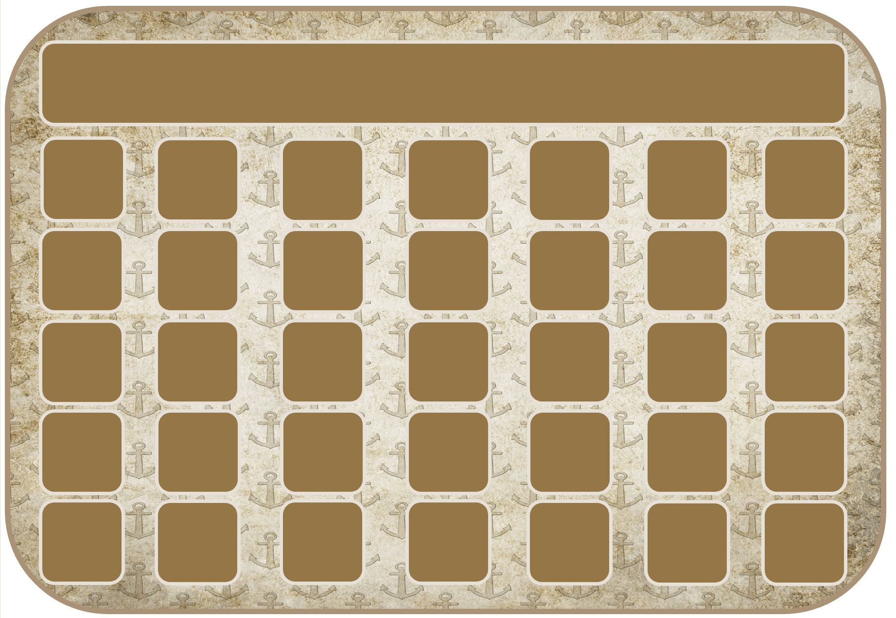 Klasseromsdekor Pirat Kalender - Bilde 5