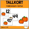 Tallkort - Halloween-tema - 0-100