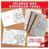 Julehefte med Dinosaur-tema!