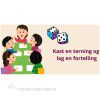 Et muntlig/skriftlig spill "Kast en terning og lag en fortelling"