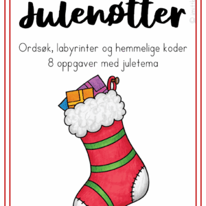 Julenøtter - 8 oppgaver med juletema - BM