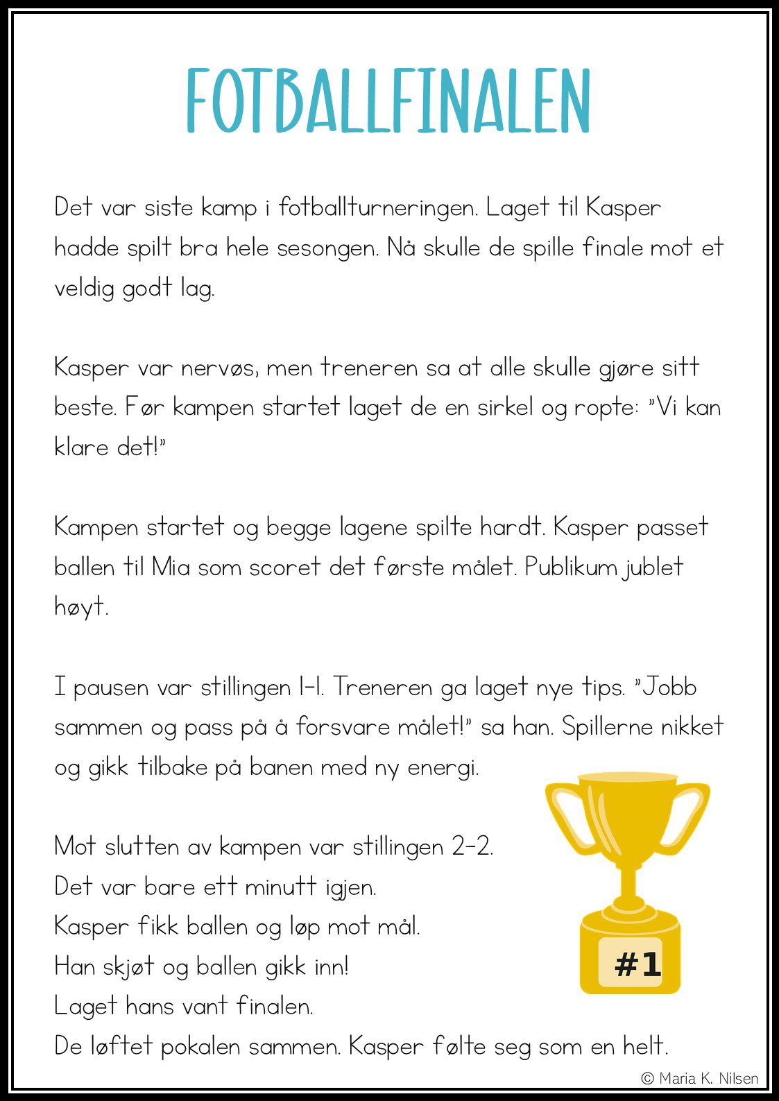 Lettleste leselekser "konkurranse" - Bilde 8