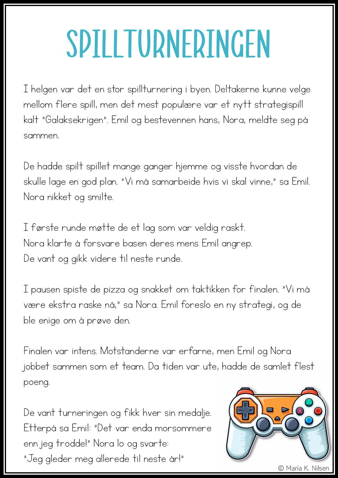 Lettleste leselekser "konkurranse" - Bilde 9