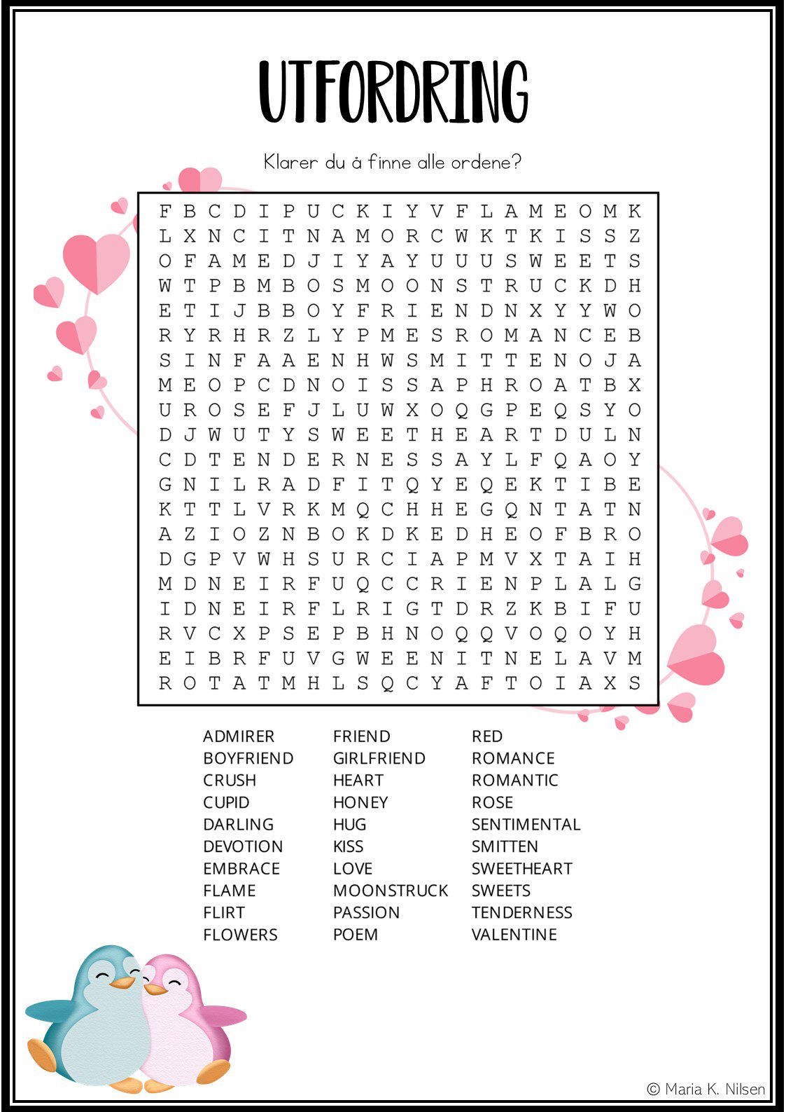 Arbeidshefte - Valentine - Bilde 8