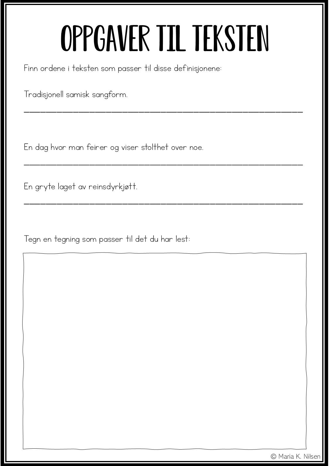 Arbeidshefte - Samenes nasjonaldag - Bilde 8