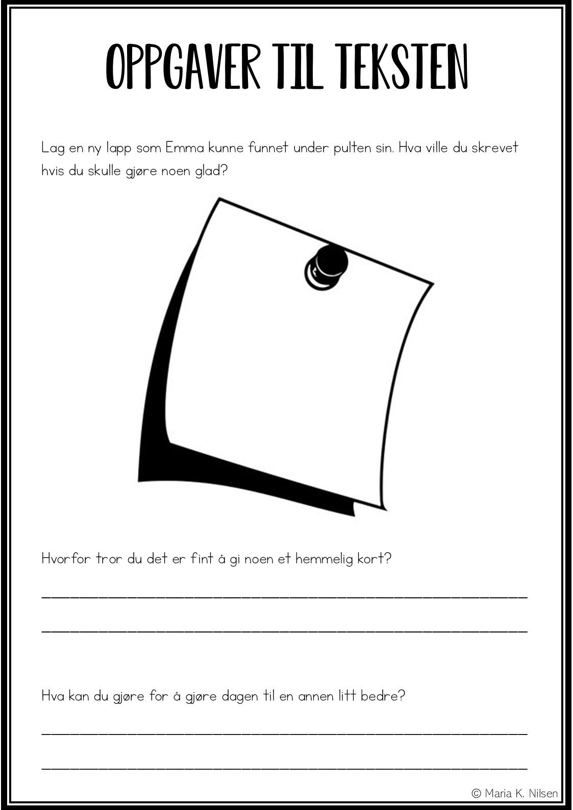 Arbeidshefte - Valentine - Bilde 4