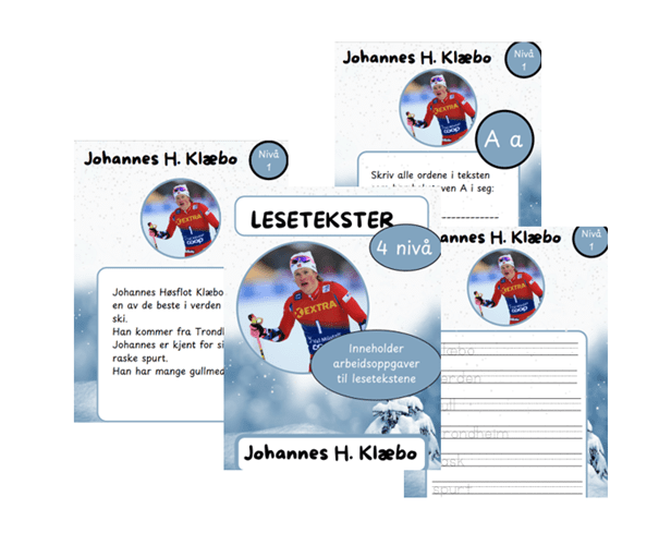 Lesetekster - Johannes H. Klæbo - 4 nivå - Bilde 2