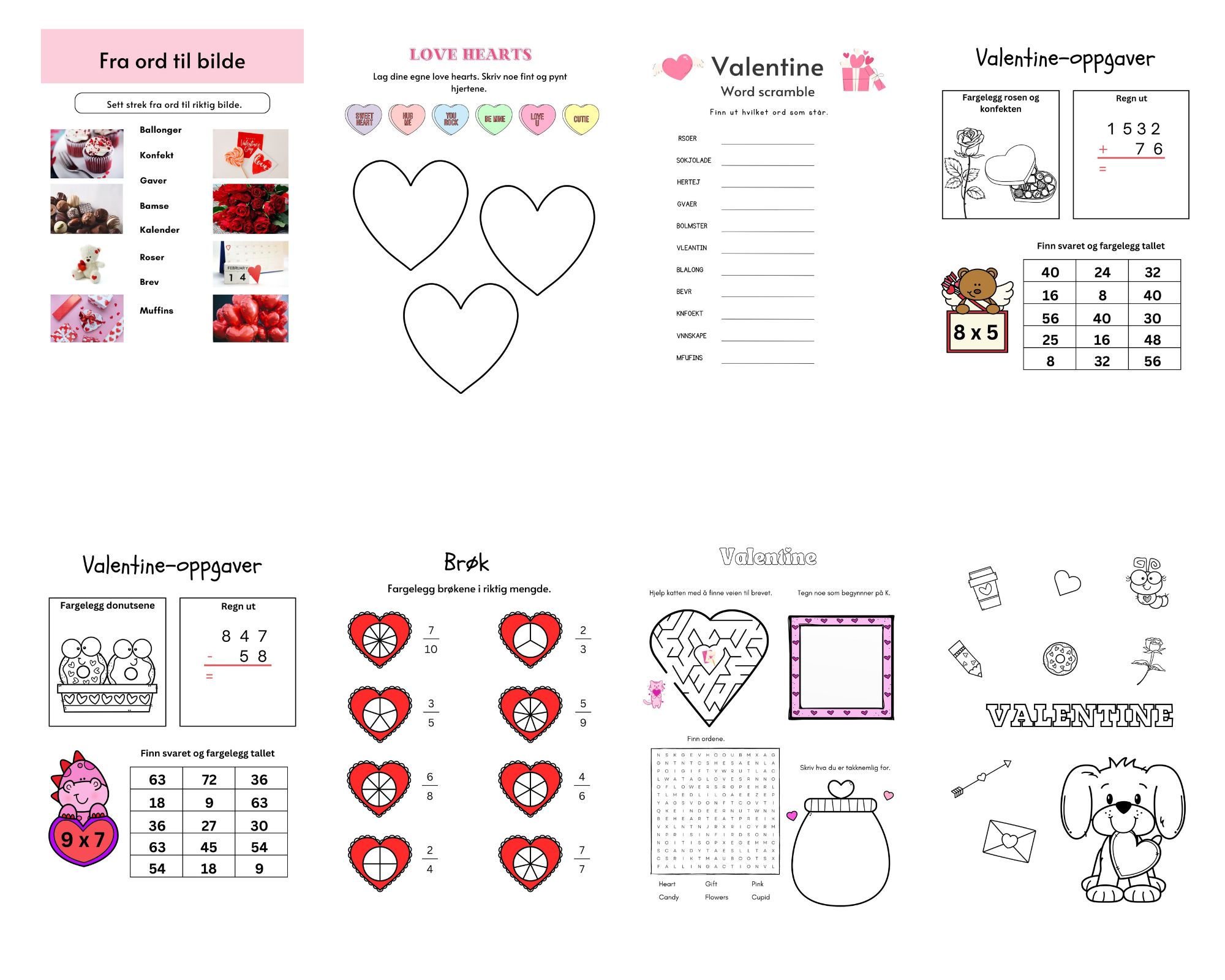 Valentinshefte 3.-4.trinn - Bilde 3