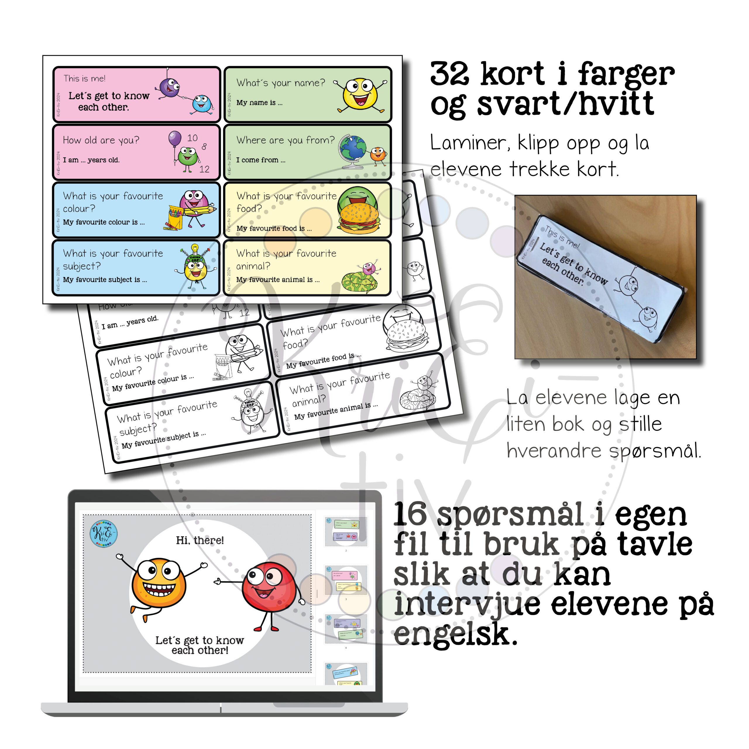 32 Conversation Cards 🇬🇧 - Bilde 2