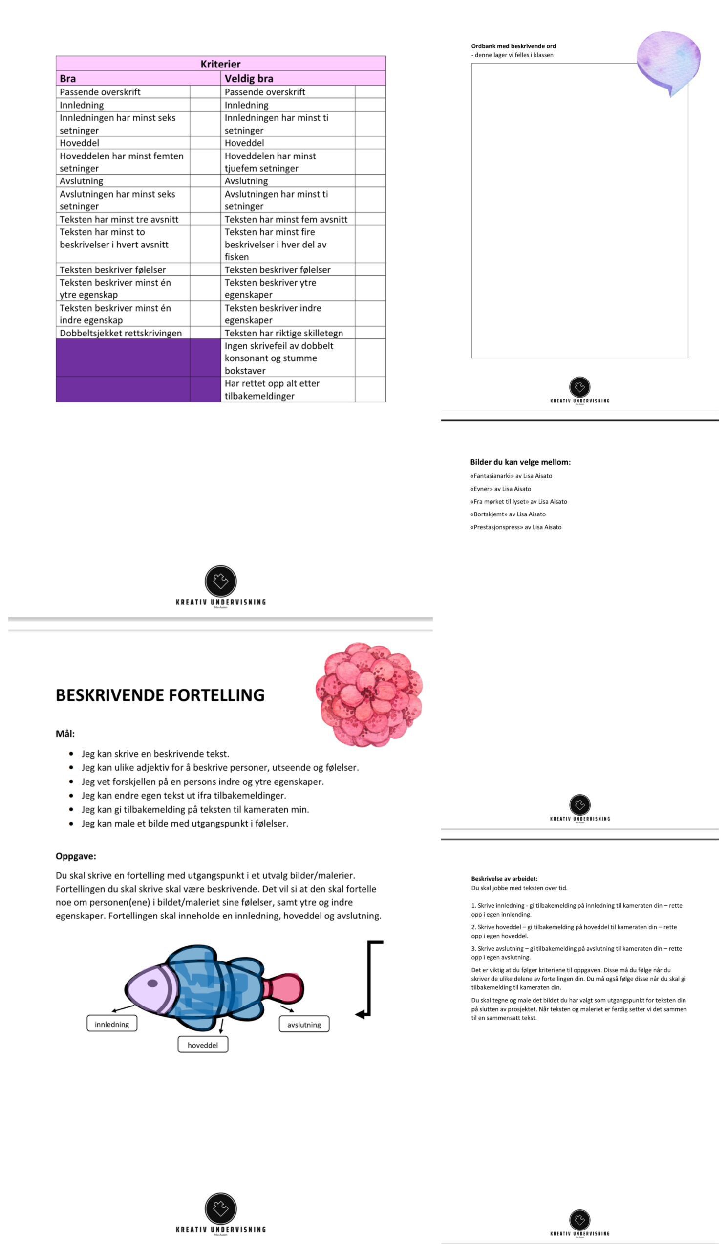 Beskrivende fortelling