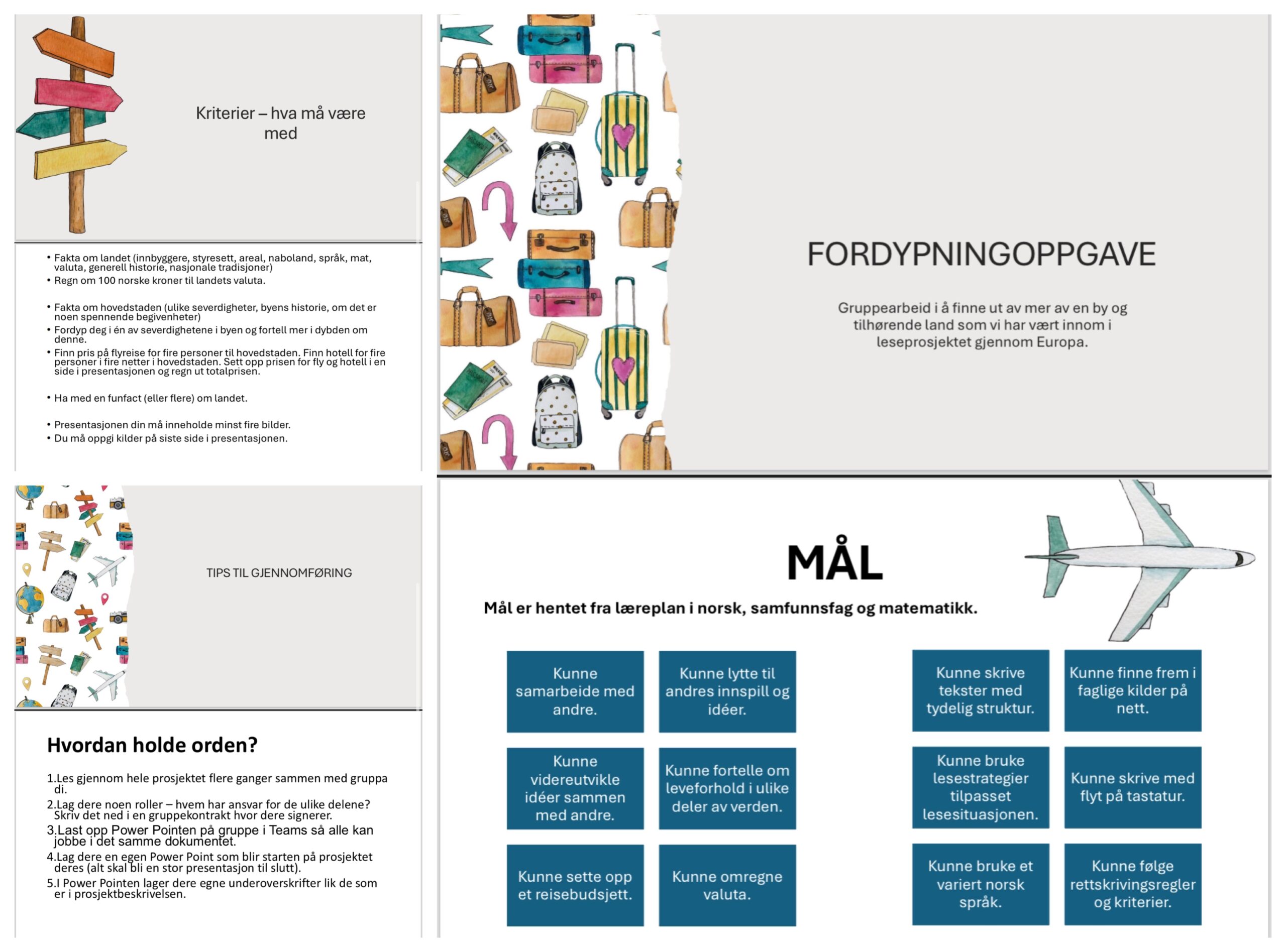 Fordypningsoppgave land