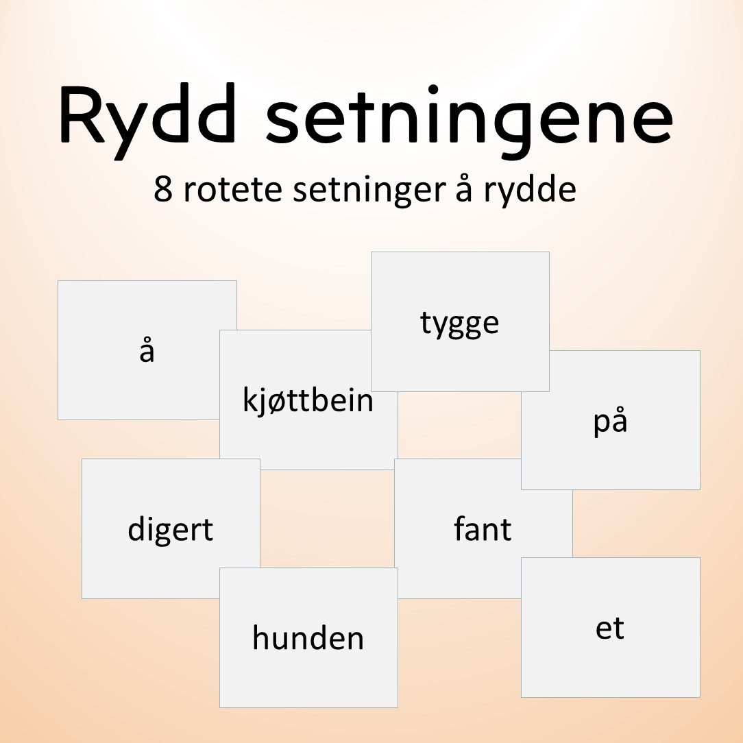 Rydd setningene - Bilde 2