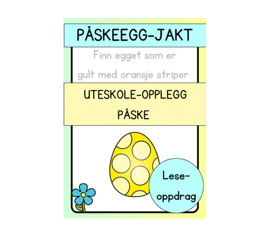 Uteskole påske