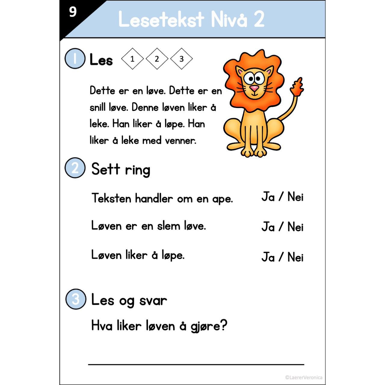 Les og skriv - Samlepakke - Lesetekster 1-3 Nivå 2 - Bilde 4