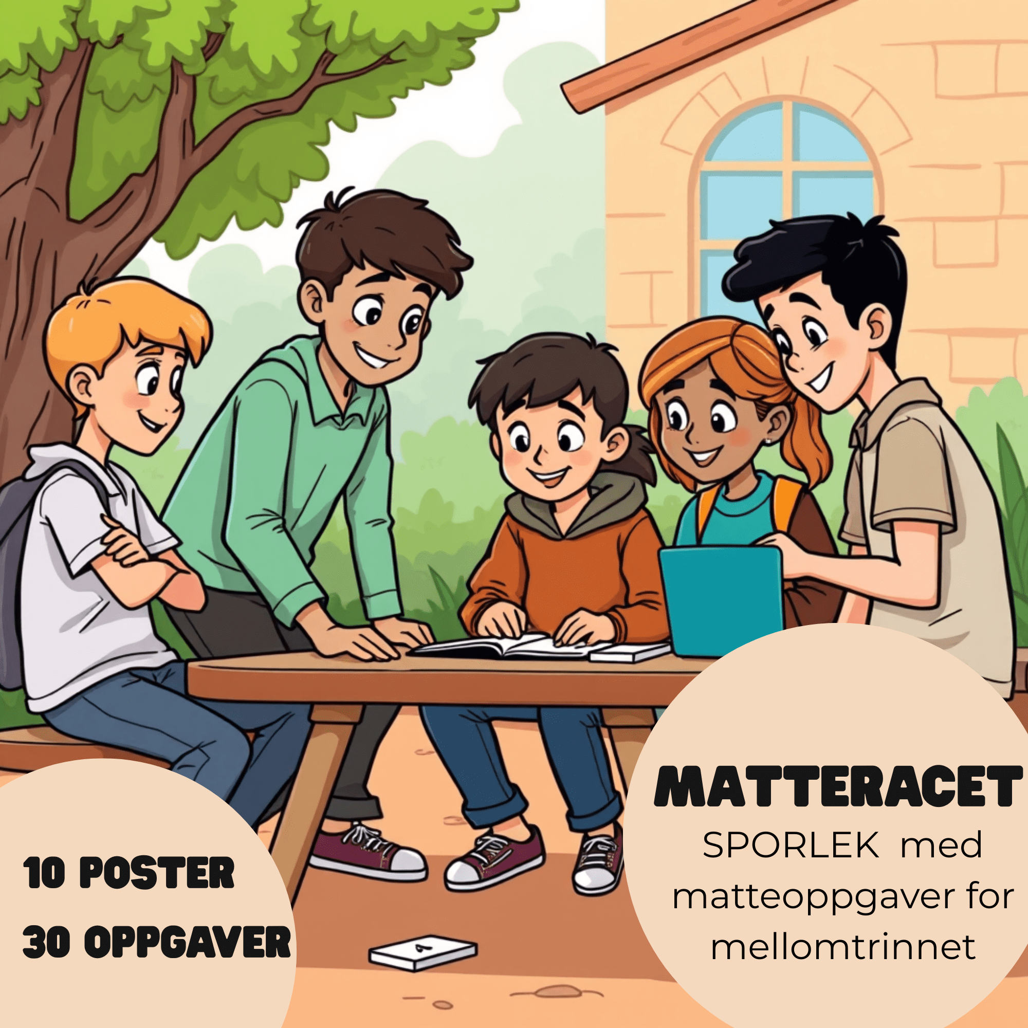 MATTERACET - En sporlek for 6. og 7. trinn - UTESKOLE