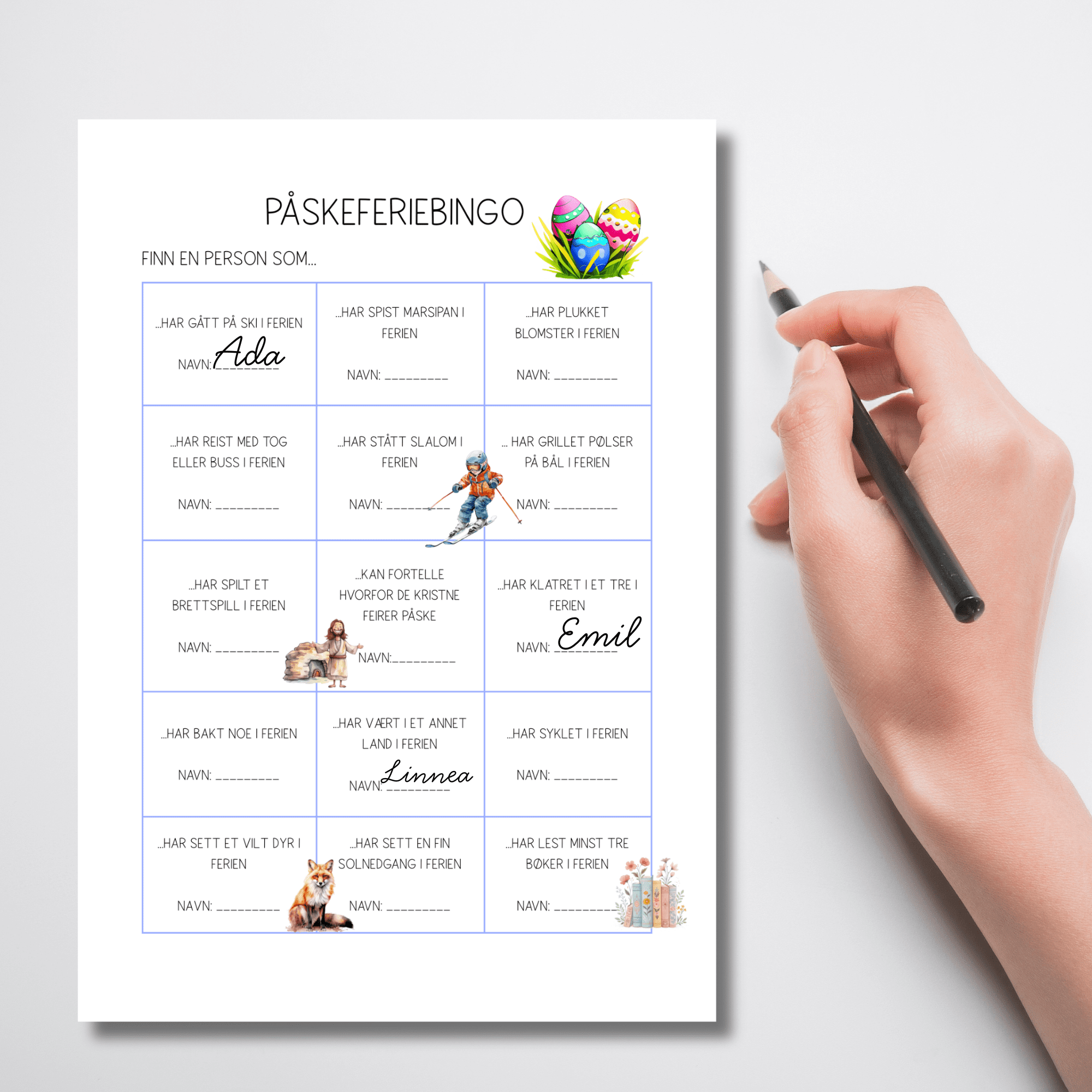PÅSKEFERIEBINGO - Til bruk ETTER ferien:) - Bilde 2