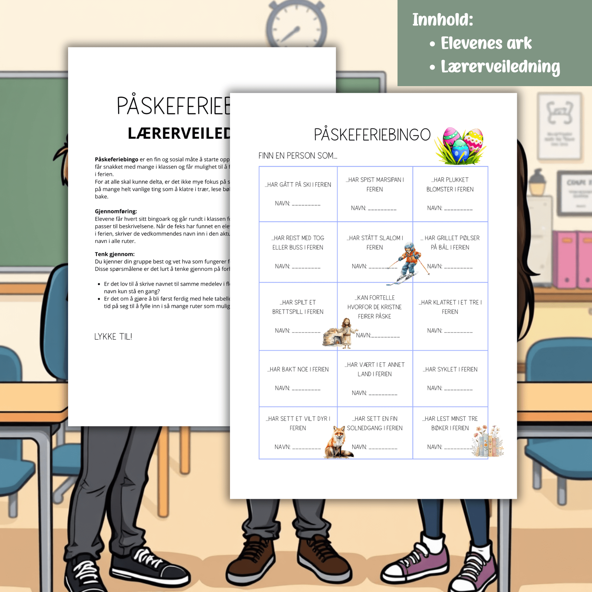 PÅSKEFERIEBINGO - Til bruk ETTER ferien:) - Bilde 3