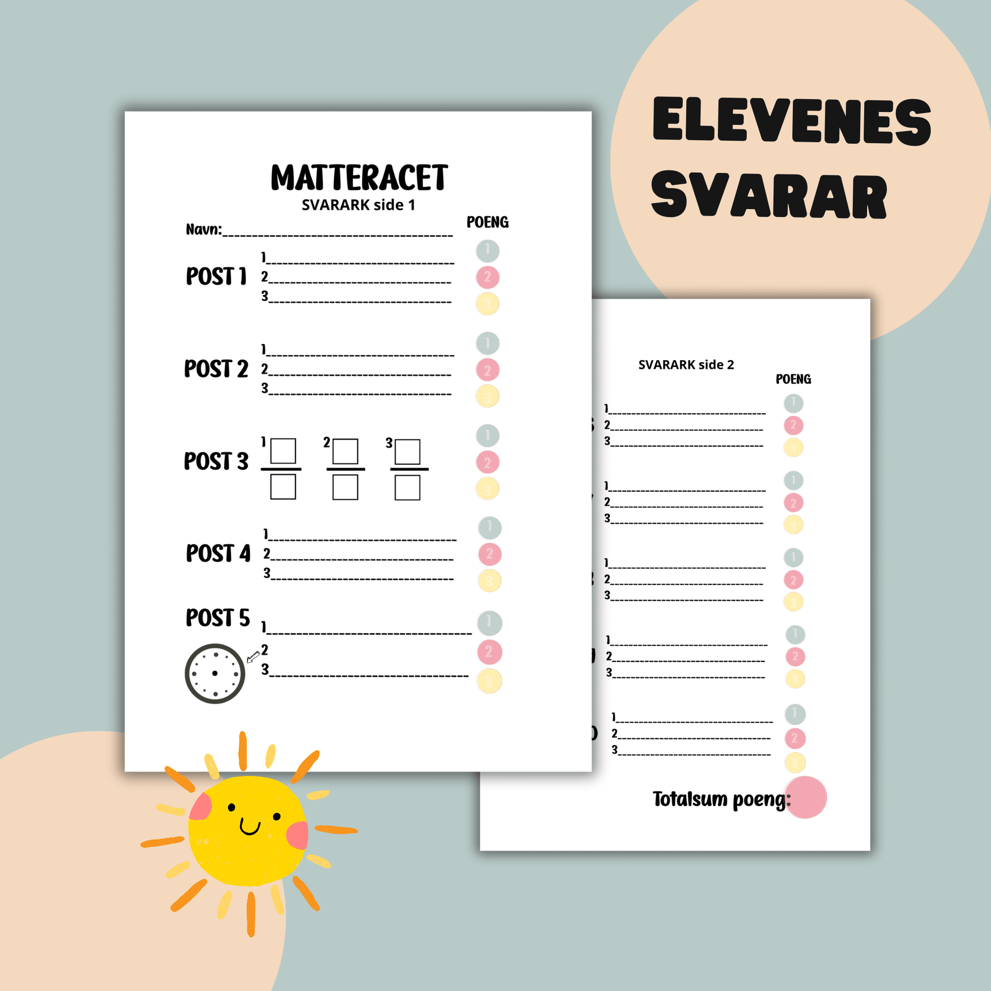 MATTERACET - En sporlek for 6. og 7. trinn - UTESKOLE - Bilde 5