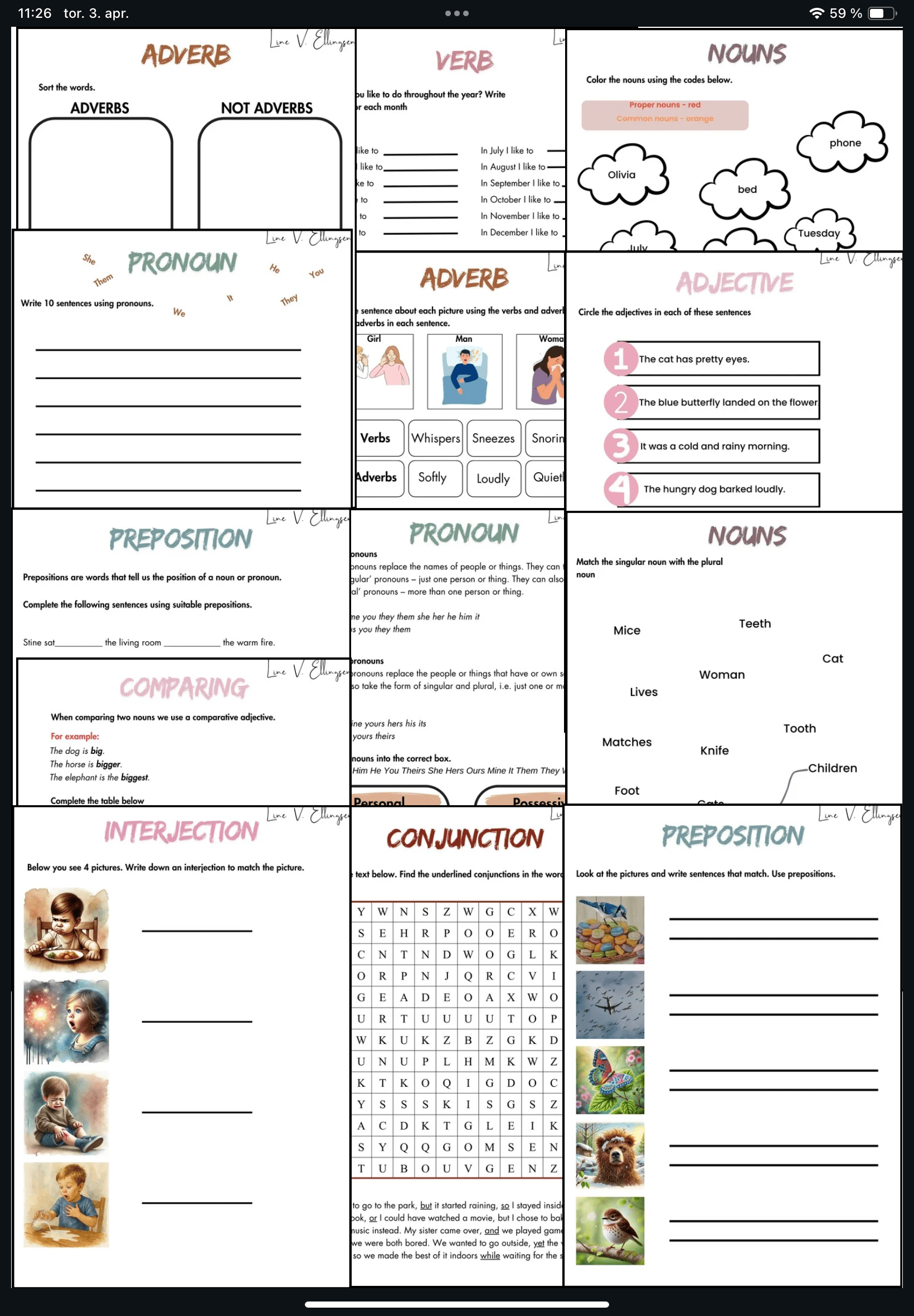 Word classes - Bilde 2